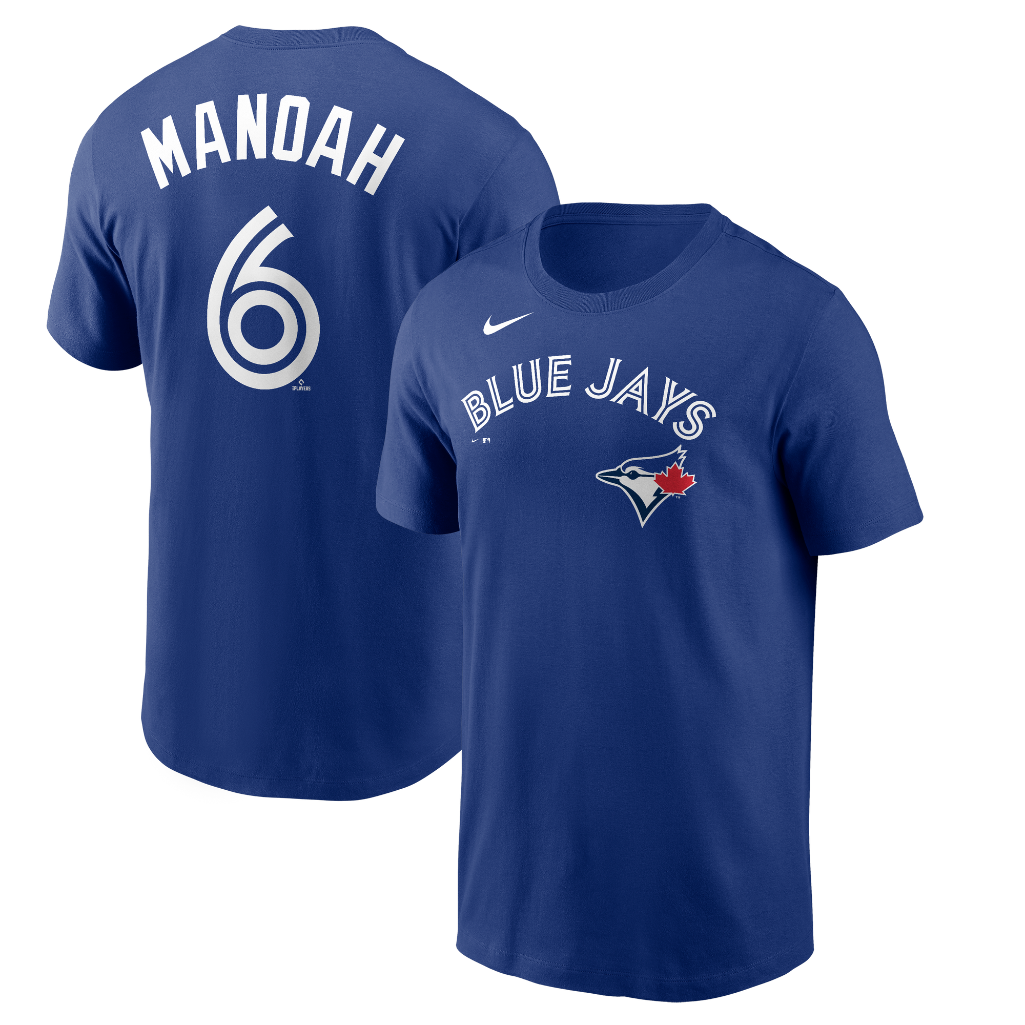 Toronto Blue Jays Alex Manoah #6 Nike Royal Name and Number T