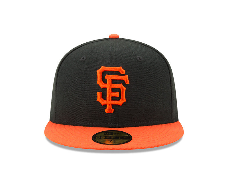 San Francisco Giants New Era Black/Orange Authentic Collection On-Field Alt 59FIFTY Fitted Hat - Pro League Sports Collectibles Inc.