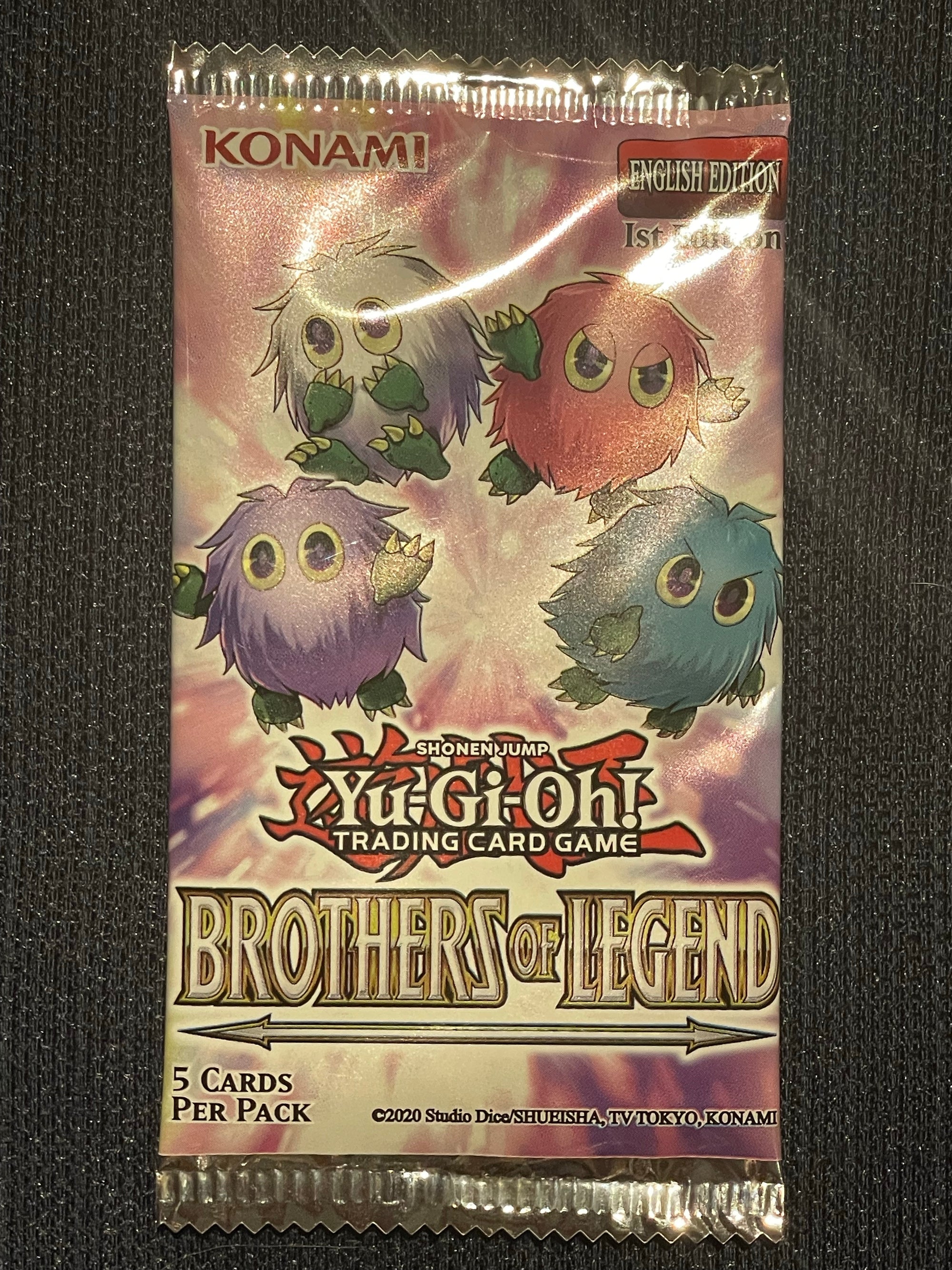 Yu-Gi-Oh! Brothers Of Legend - 1 Pack/ 5 Cards Per Pack - Pro League Sports  Collectibles