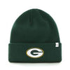 Green Bay Packers Knitted Beanie - 47 Brand - Pro League Sports Collectibles Inc.