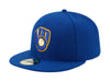 Milwaukee Brewers New Era Royal Blue Authentic Collection On-Field ALt 59FIFTY Fitted Hat - Pro League Sports Collectibles Inc.
