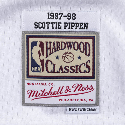 Scottie Pippen Chicago Bulls Mitchell & Ness 1997-98 Hardwood Classic Swingman Home Jersey - Pro League Sports Collectibles Inc.