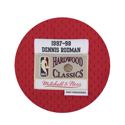 Dennis Rodman Chicago Bulls Mitchell & Ness 1997-98 Hardwood Classic Swingman Away Jersey - Pro League Sports Collectibles Inc.
