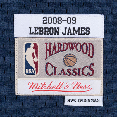 Lebron James Cleveland Cavaliers Mitchell & Ness 2008-09 Hardwood Classic Swingman Alternate Jersey - Pro League Sports Collectibles Inc.