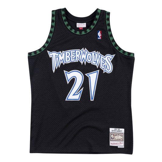 Kevin Garnett Minnesota Timberwolves Mitchell & Ness 1997-98 Hardwood Classic Swingman Alternate Jersey - Pro League Sports Collectibles Inc.