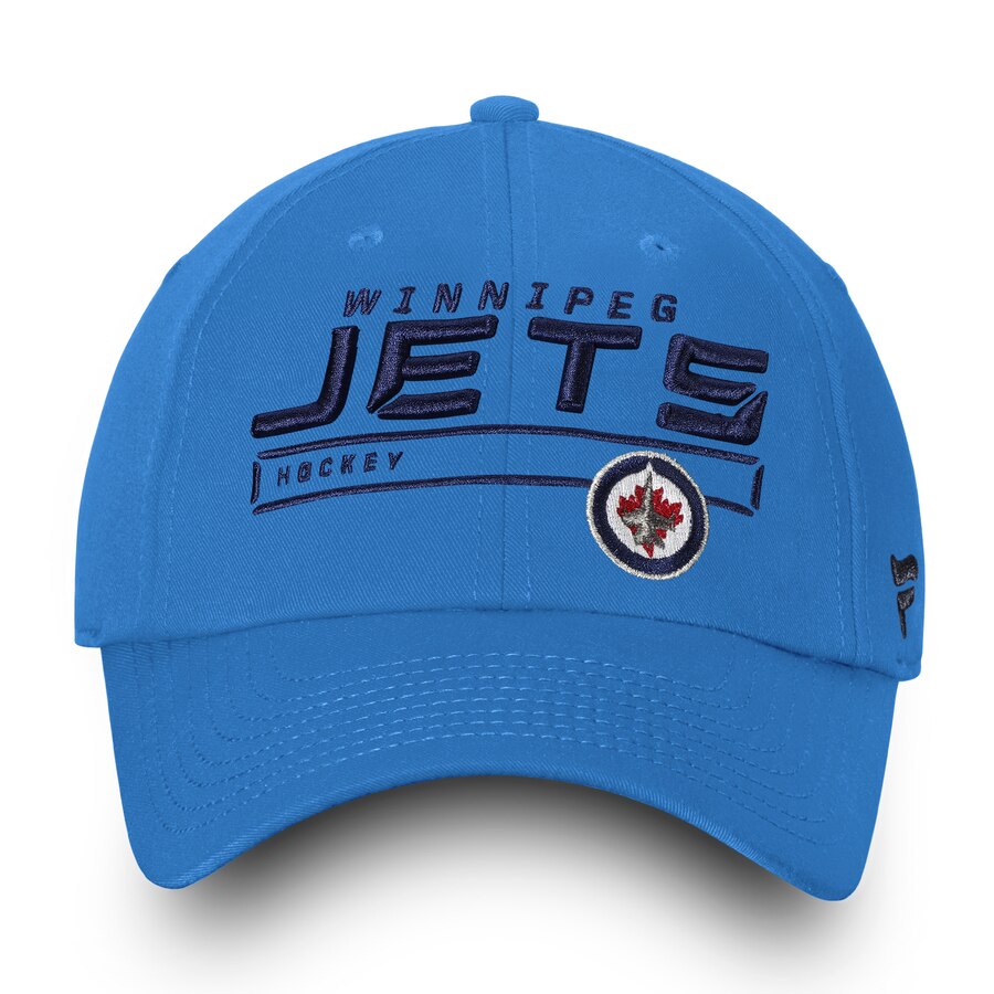 Winnipeg Jets Fanatics Authentic Pro Rinkside Fundamental Adjustable Hat - Blue - Pro League Sports Collectibles Inc.