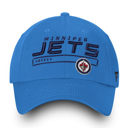 Winnipeg Jets Fanatics Authentic Pro Rinkside Fundamental Adjustable Hat - Blue - Pro League Sports Collectibles Inc.