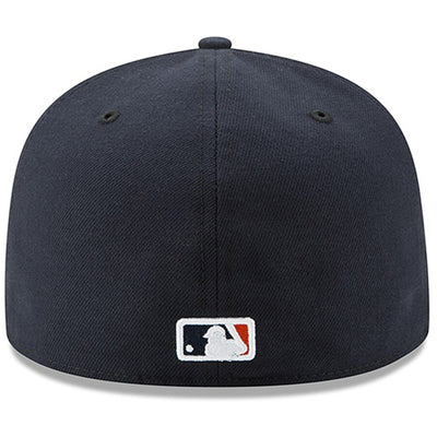 Houston Astros New Era Navy/Orange Authentic Collection On-Field 59FIFTY Road Fitted Hat - Pro League Sports Collectibles Inc.