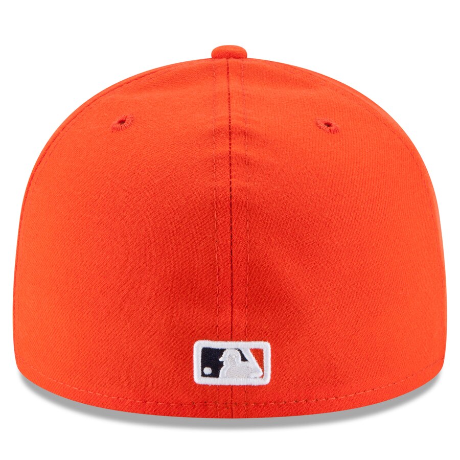 Houston Astros New Era Orange/Navy Authentic Collection On-Field 59FIFTY Alt Fitted Hat - Pro League Sports Collectibles Inc.