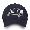 Winnipeg Jets Fanatics Authentic Pro Rinkside Fundamental Adjustable Hat - Navy - Pro League Sports Collectibles Inc.